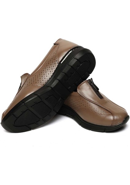 Bağcıksız Fermuar Detaylı Poli Taban Comfort 018-F226 Kadın Ayakkabı fırsatları