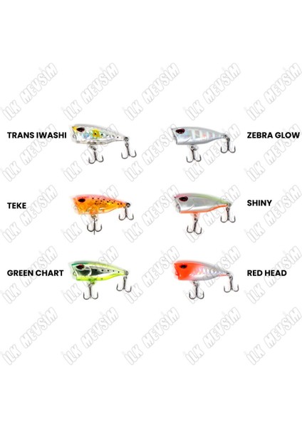 Mini Popper 4cm 2,8gr Maket Yem fiyatları