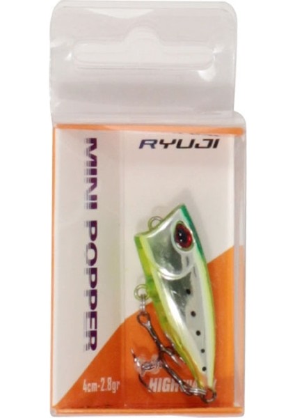 Mini Popper 4cm 2,8gr Maket Yem modelleri