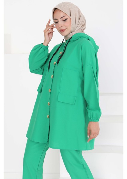Tunik Pantolon Ikili Takım Yesil - 27290