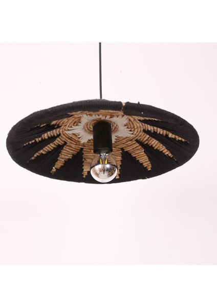 Mylamp Maya 40X9 cm Çap- Doğal Abaka Aydınlatma