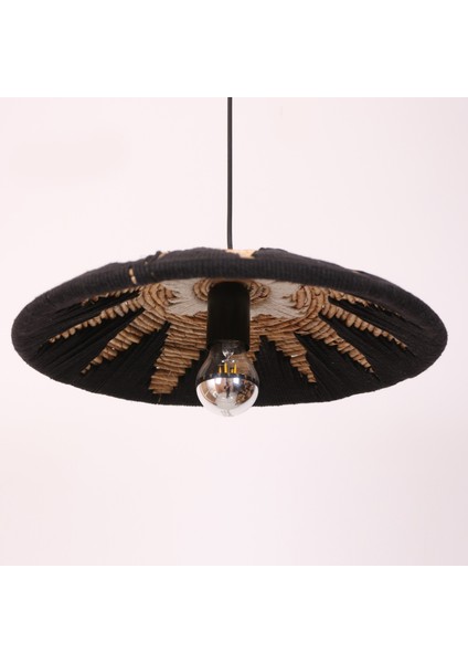 Mylamp Maya 40X9 cm Çap- Doğal Abaka Aydınlatma modelleri