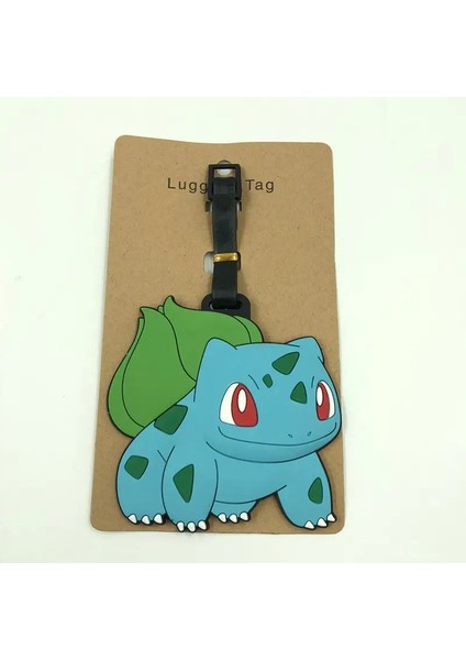Sıcak Pokemon Karikatür Seyahat Bagaj Tag Kawaii Pikachu Silika Jel Bavul Kimliği Addres Tutucu Sevimli Yatılı Bagaj Etiketi Etiket Renk: Miaowa Bikou (Yurt Dışından)