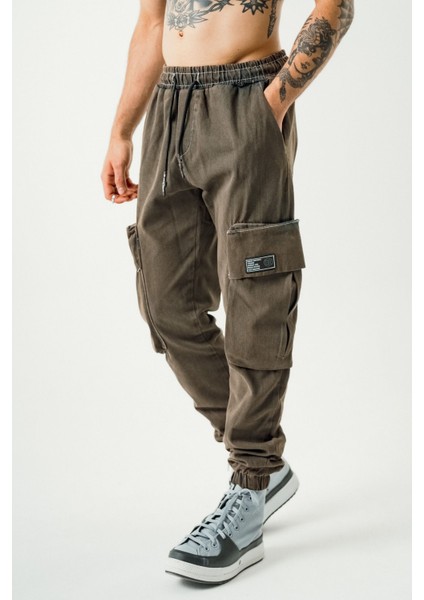 Kahverengi Kargo Cepli Jogger Pantolon indirimleri