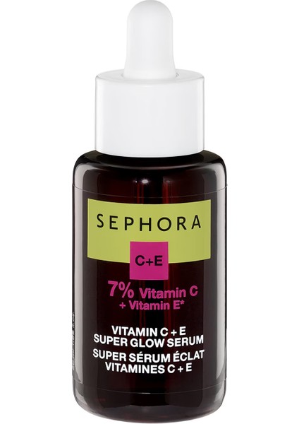 Vitamin C+E Super Glow Serum - C Vitaminli Yüz Serumu 50 ml