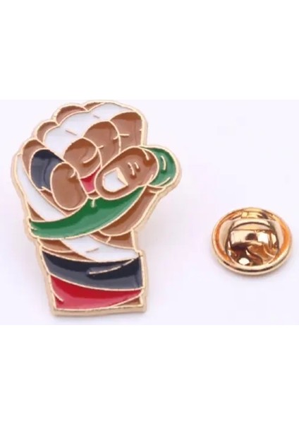 Paslanmaz Çelik Geometrik Şerit Kravat Broş Pim Kufiya Sırt Çantası Giysi Yaka Rozeti Kadınlar Için Kişiselleştirilmiş Cazibe Mücevherleri Menmetal Renk: B (Yurt Dışından)