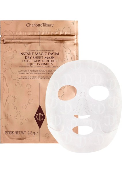 Instant Magic Facial Dry Sheet Mask - Yüz Maskesi 2,3 G