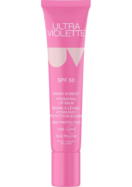 Sheen Screen™ Spf 50 Last Bite - Nemlendirici Güneş Korumalı Dudak Balsamı Silk Pillow (15G)