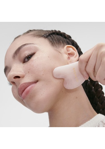 Gua Sha Quartz Rose - Yüz ve Boyun Masaj Taşı fiyatları