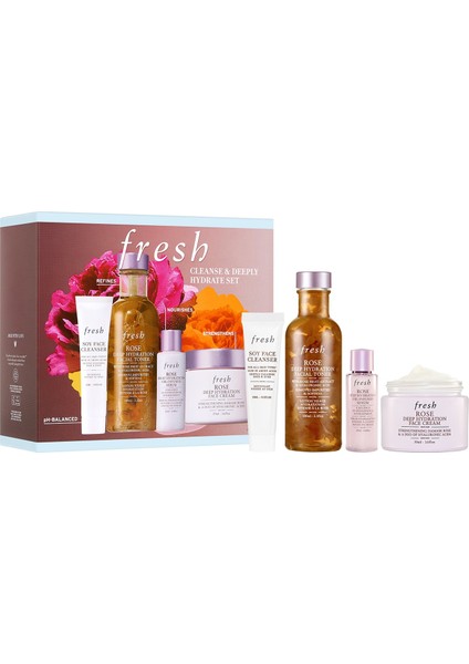 Cleanse & Deeply Hydrate Set - En Çok Satanlar Seti 100ML + 20ML + 50ML + 15ML