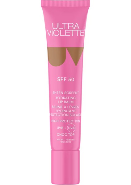 Sheen Screen™ Spf 50 Last Bite - Nemlendirici Güneş Korumalı Dudak Balsamı Choc Top (15G)