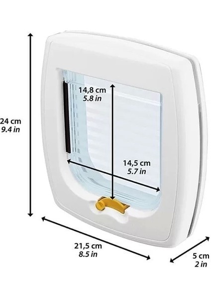 Ferplast Swing 1 Kedi Kapısı Kahverengi 21X24X5 cm fiyatları