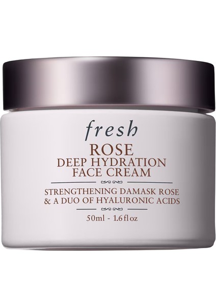 Rose Face Cream - Gül ve Hyaluronik Asit Içeren Nemlendirici Yüz Bakımı 50 ml