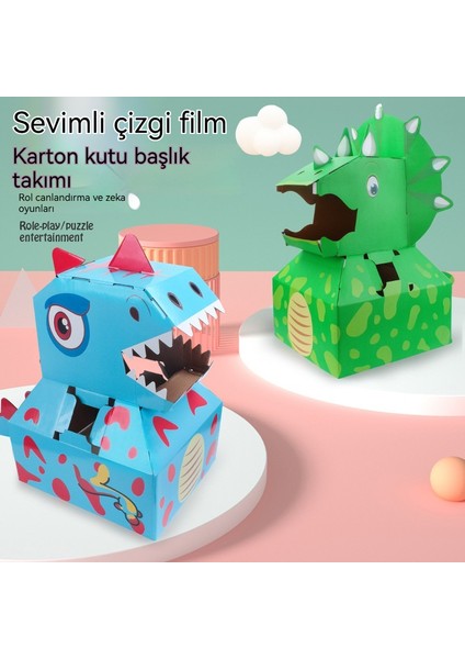 Diy El Yapımı Dinozor Karton Oyuncak (Yurt Dışından) fiyatları
