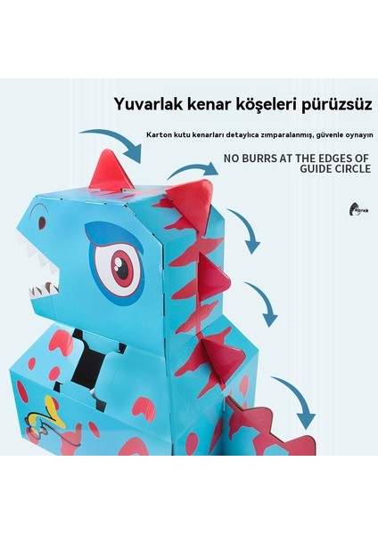 Diy El Yapımı Dinozor Karton Oyuncak (Yurt Dışından) modelleri