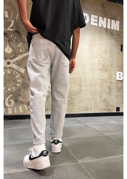 Gri Erkek Boyfriend Pantolon Jean fırsatları