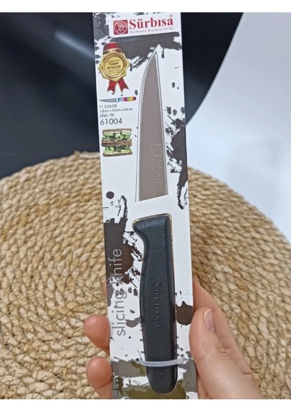 Sürbisa 61004 Sebze Bıçağı Siyah 1 Koli (12 Adet) fırsatları