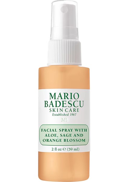 Facial Spray - Adaçayı ve Portakal Çiçeği Içeren Yüz Spreyi 59 ml