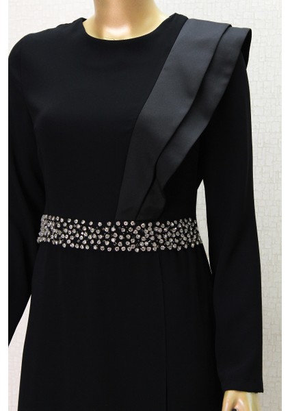 2747 Beli Taşlı Omzu Kalın Pileli Takım Qys Takım #24-02# modelleri