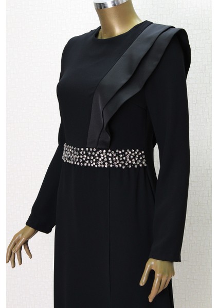 2747 Beli Taşlı Omzu Kalın Pileli Takım Qys Takım #24-02# fırsatları