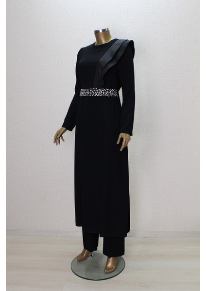 2747 Beli Taşlı Omzu Kalın Pileli Takım Qys Takım #24-02# indirimleri