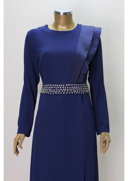 2747 Beli Taşlı Omzu Kalın Pileli Takım Qys Takım #24-02# fiyatları