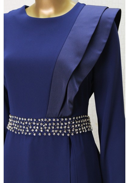 2747 Beli Taşlı Omzu Kalın Pileli Takım Qys Takım #24-02# modelleri