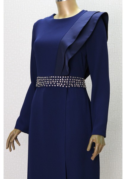 2747 Beli Taşlı Omzu Kalın Pileli Takım Qys Takım #24-02# indirimleri