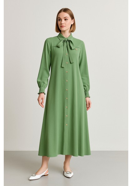 65011 Önden Düğmeli Sıfır Yaka Kol Ucu Lastikli Spor Elbise #03-25#