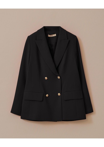 10002 Önden Düğmeli Cep Görünümlü Şık Blazer Ceket #03-25# modelleri