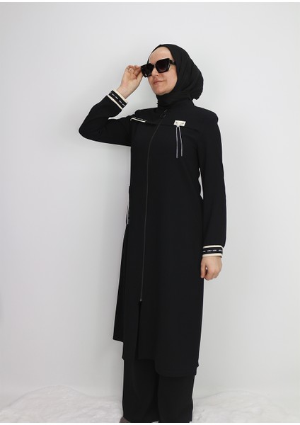 1004 Önden Fermuarlı Cepli Kol Ucu Lastikli Zincier Detaylı Giy Çık Kap Qys Kap 1004 #24-04# fiyatları