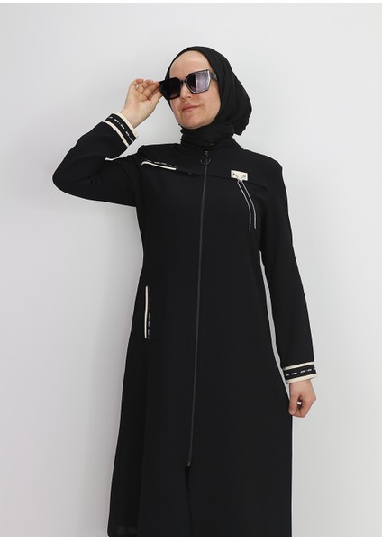 1004 Önden Fermuarlı Cepli Kol Ucu Lastikli Zincier Detaylı Giy Çık Kap Qys Kap 1004 #24-04# fırsatları