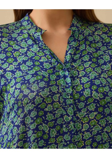 14001 Sıfır Yaka Önden Düğmeli Çiçek Desenli Keten Elbise #03-25# fırsatları