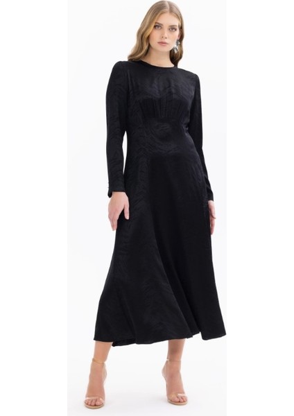 1013 Şık Elbise 11242104001013 Qys Şık Elbise #24-033