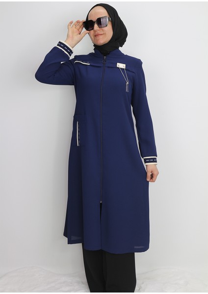 1004 Önden Fermuarlı Cepli Kol Ucu Lastikli Zincier Detaylı Giy Çık Kap Qys Kap 1004 #24-04# fırsatları