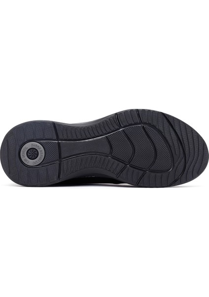 Erkek Siyah Bağcıklı Deri Casual Sneaker 25WFD675818 fırsatları