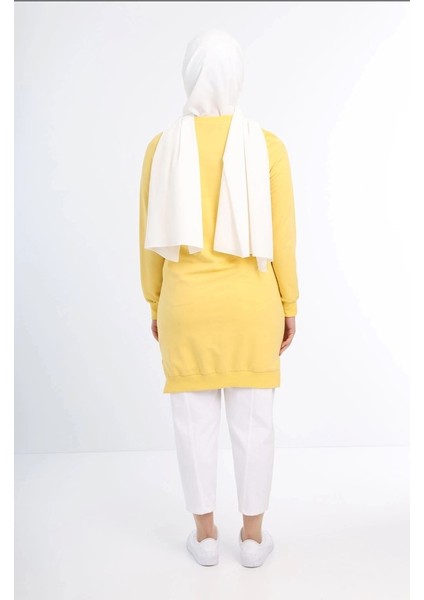 1503 Göğüs ve Bel Taş Işlemeli ve Boncuk Detaylı 2 Iplik Sweat Qys Sweat 1503 #23-05# fiyatları