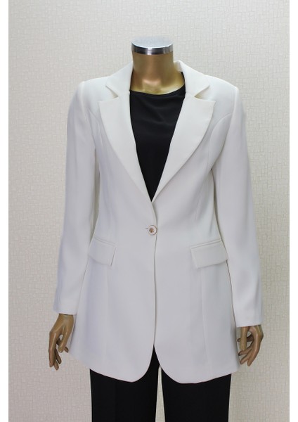 1154 Tek Düğmeli Klasik Blazer Ceket Qys Ceket 1154 #23-06# fiyatları