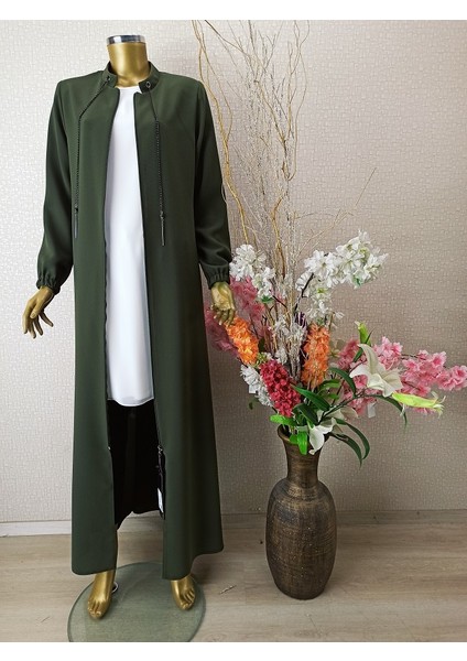 1001 Yakası Zincir Detaylı Hakim Yaka Ferace Qys 1001 Ferace #22-02# fiyatları