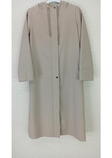 44024 Önden Fermuarlı Çıt Çıtlı Cepli Kapüşonlu Bomonti Kumaş Kap Qks Kap #22-12# fiyatları