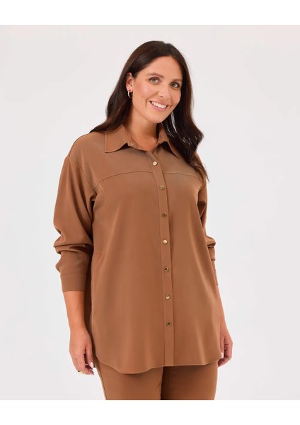 4029 Önden Çıt Çıt Kapamalı Günlük Gömlek Qks modelleri