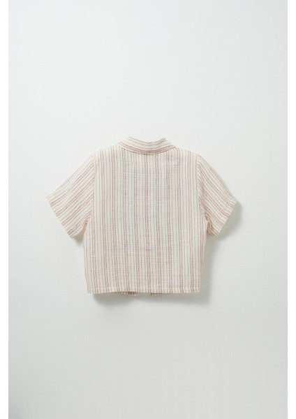 Rubby Çizgili Müslin Gömlek modelleri