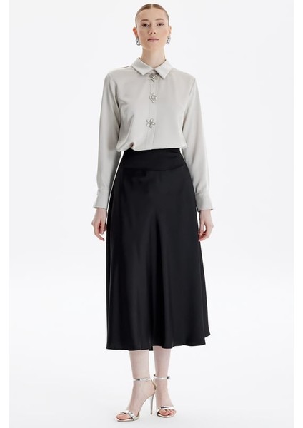 1781 Takım Saten Etekli Takım Qys Takım 1781 #24-06#