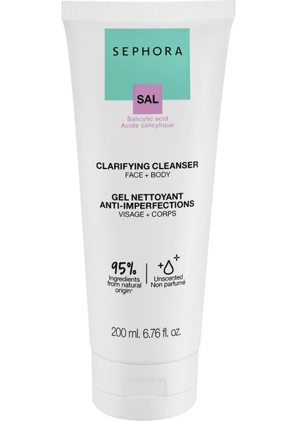 Clarifying Face & Body Cleanser - Yüz ve Vücut Temizleme Jeli 200 ml