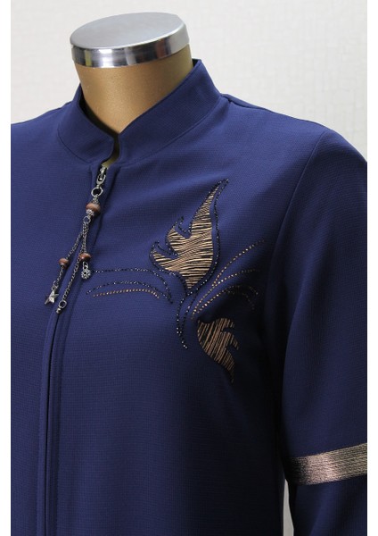 5003 Göğsü Lale Taşlı Kolu Aksefurarlı Gizli Fermuarlı Hakim Yaka Giy Çık Kap Qks Kap 5003 #23-03# modelleri