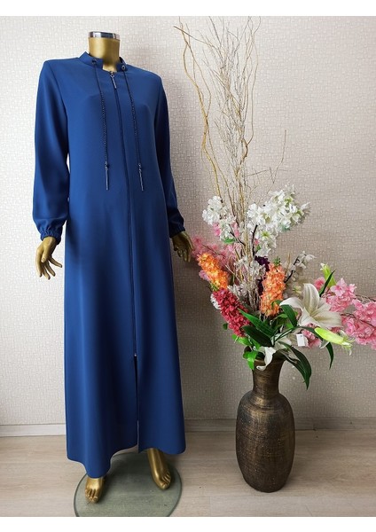 1001 Yakası Zincir Detaylı Hakim Yaka Ferace Qys 1001 Ferace #22-02# fiyatları