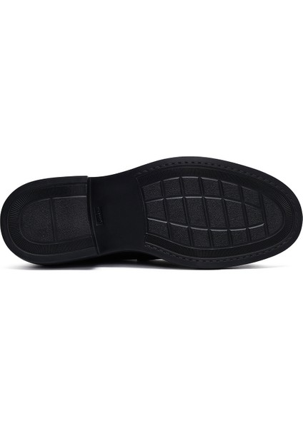 Erkek Siyah Deri Casual Loafer 25WFD685918 fırsatları