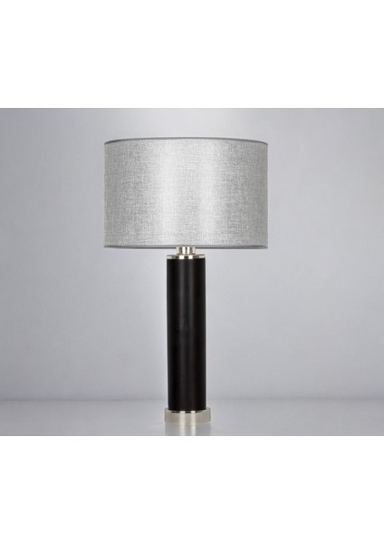 Siyah Ahşap Lake Los Angeles Abajur