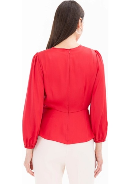 10013 Önü Bağlamalı Şık Bluz Qys Bluz #24-05# fırsatları