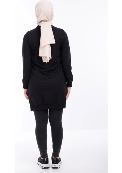 1503 Göğüs ve Bel Taş Işlemeli ve Boncuk Detaylı 2 Iplik Sweat Qys Sweat 1503 #23-05# indirimleri